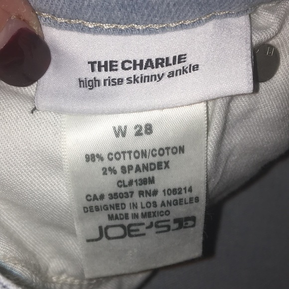 JOES JEANS. THE CHARLIE HIGH RISE SKINNY ANKLE - Picture 5 of 7